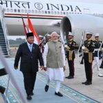 Prabowo Sambut PM Narendra Modi di Lanud Halim, Pengawalan Jet Tempur Warnai Kunjungan Kenegaraan